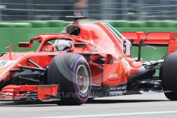 World © Octane Photographic Ltd. Formula 1 – German GP - Qualifying. Scuderia Ferrari SF71-H – Sebastian Vettel. Hockenheimring, Baden-Wurttemberg, Germany. Saturday 21st July 2018.