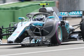 World © Octane Photographic Ltd. Formula 1 – German GP - Qualifying. Mercedes AMG Petronas Motorsport AMG F1 W09 EQ Power+ - Valtteri Bottas. Hockenheimring, Baden-Wurttemberg, Germany. Saturday 21st July 2018.