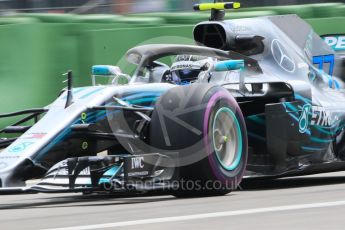 World © Octane Photographic Ltd. Formula 1 – German GP - Qualifying. Mercedes AMG Petronas Motorsport AMG F1 W09 EQ Power+ - Valtteri Bottas. Hockenheimring, Baden-Wurttemberg, Germany. Saturday 21st July 2018.