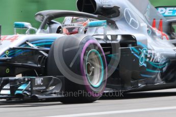 World © Octane Photographic Ltd. Formula 1 – German GP - Qualifying. Mercedes AMG Petronas Motorsport AMG F1 W09 EQ Power+ - Lewis Hamilton. Hockenheimring, Baden-Wurttemberg, Germany. Saturday 21st July 2018.