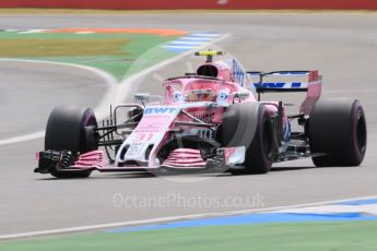World © Octane Photographic Ltd. Formula 1 – German GP - Qualifying. Sahara Force India VJM11 - Esteban Ocon. Hockenheimring, Baden-Wurttemberg, Germany. Saturday 21st July 2018.