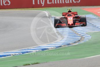 World © Octane Photographic Ltd. Formula 1 – German GP - Qualifying. Scuderia Ferrari SF71-H – Kimi Raikkonen. Hockenheimring, Baden-Wurttemberg, Germany. Saturday 21st July 2018.