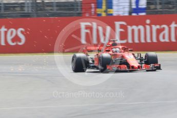 World © Octane Photographic Ltd. Formula 1 – German GP - Qualifying. Scuderia Ferrari SF71-H – Sebastian Vettel. Hockenheimring, Baden-Wurttemberg, Germany. Saturday 21st July 2018.