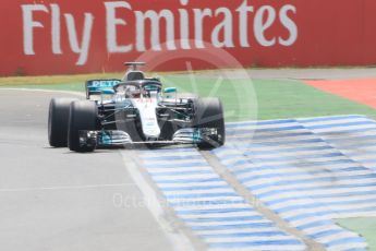 World © Octane Photographic Ltd. Formula 1 – German GP - Qualifying. Mercedes AMG Petronas Motorsport AMG F1 W09 EQ Power+ - Lewis Hamilton. Hockenheimring, Baden-Wurttemberg, Germany. Saturday 21st July 2018.