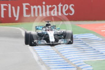 World © Octane Photographic Ltd. Formula 1 – German GP - Qualifying. Mercedes AMG Petronas Motorsport AMG F1 W09 EQ Power+ - Lewis Hamilton. Hockenheimring, Baden-Wurttemberg, Germany. Saturday 21st July 2018.