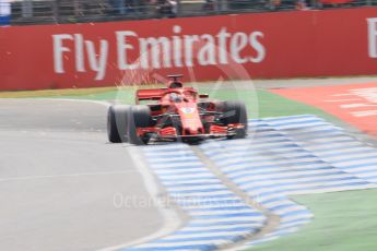 World © Octane Photographic Ltd. Formula 1 – German GP - Qualifying. Scuderia Ferrari SF71-H – Sebastian Vettel. Hockenheimring, Baden-Wurttemberg, Germany. Saturday 21st July 2018.