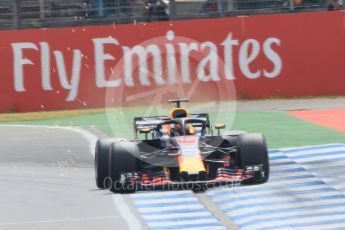 World © Octane Photographic Ltd. Formula 1 – German GP - Qualifying. Aston Martin Red Bull Racing TAG Heuer RB14 – Daniel Ricciardo. Hockenheimring, Baden-Wurttemberg, Germany. Saturday 21st July 2018.