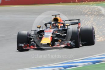 World © Octane Photographic Ltd. Formula 1 – German GP - Qualifying. Aston Martin Red Bull Racing TAG Heuer RB14 – Daniel Ricciardo. Hockenheimring, Baden-Wurttemberg, Germany. Saturday 21st July 2018.