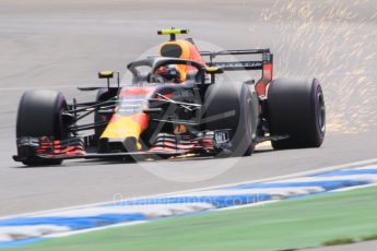 World © Octane Photographic Ltd. Formula 1 – German GP - Qualifying. Aston Martin Red Bull Racing TAG Heuer RB14 – Max Verstappen. Hockenheimring, Baden-Wurttemberg, Germany. Saturday 21st July 2018.