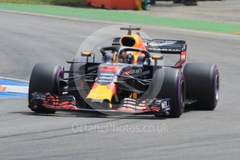 World © Octane Photographic Ltd. Formula 1 – German GP - Qualifying. Aston Martin Red Bull Racing TAG Heuer RB14 – Daniel Ricciardo. Hockenheimring, Baden-Wurttemberg, Germany. Saturday 21st July 2018.