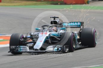 World © Octane Photographic Ltd. Formula 1 – German GP - Qualifying. Mercedes AMG Petronas Motorsport AMG F1 W09 EQ Power+ - Lewis Hamilton. Hockenheimring, Baden-Wurttemberg, Germany. Saturday 21st July 2018.
