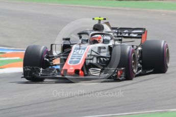 World © Octane Photographic Ltd. Formula 1 – German GP - Qualifying. Haas F1 Team VF-18 – Kevin Magnussen. Hockenheimring, Baden-Wurttemberg, Germany. Saturday 21st July 2018.