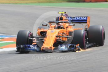 World © Octane Photographic Ltd. Formula 1 – German GP - Qualifying. McLaren MCL33 – Stoffel Vandoorne. Hockenheimring, Baden-Wurttemberg, Germany. Saturday 21st July 2018.