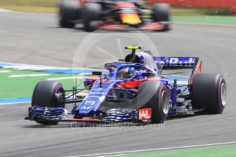 World © Octane Photographic Ltd. Formula 1 – German GP - Qualifying. Scuderia Toro Rosso STR13 – Pierre Gasly. Hockenheimring, Baden-Wurttemberg, Germany. Saturday 21st July 2018.