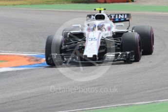 World © Octane Photographic Ltd. Formula 1 – German GP - Qualifying. Williams Martini Racing FW41 – Sergey Sirotkin. Hockenheimring, Baden-Wurttemberg, Germany. Saturday 21st July 2018.
