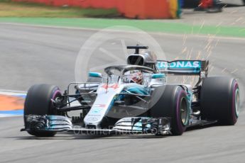 World © Octane Photographic Ltd. Formula 1 – German GP - Qualifying. Mercedes AMG Petronas Motorsport AMG F1 W09 EQ Power+ - Lewis Hamilton. Hockenheimring, Baden-Wurttemberg, Germany. Saturday 21st July 2018.