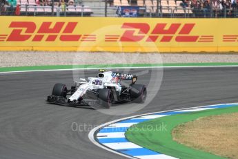 World © Octane Photographic Ltd. Formula 1 – German GP - Qualifying. Williams Martini Racing FW41 – Sergey Sirotkin. Hockenheimring, Baden-Wurttemberg, Germany. Saturday 21st July 2018.