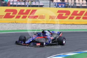 World © Octane Photographic Ltd. Formula 1 – German GP - Qualifying. Scuderia Toro Rosso STR13 – Brendon Hartley. Hockenheimring, Baden-Wurttemberg, Germany. Saturday 21st July 2018.