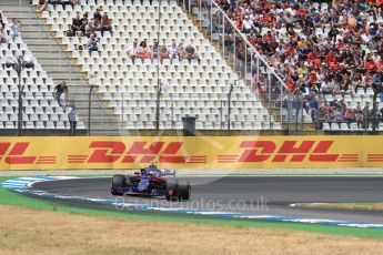World © Octane Photographic Ltd. Formula 1 – German GP - Qualifying. Scuderia Toro Rosso STR13 – Pierre Gasly. Hockenheimring, Baden-Wurttemberg, Germany. Saturday 21st July 2018.