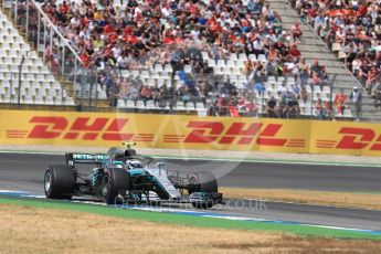 World © Octane Photographic Ltd. Formula 1 – German GP - Qualifying. Mercedes AMG Petronas Motorsport AMG F1 W09 EQ Power+ - Valtteri Bottas. Hockenheimring, Baden-Wurttemberg, Germany. Saturday 21st July 2018.
