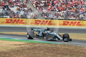 World © Octane Photographic Ltd. Formula 1 – German GP - Qualifying. Mercedes AMG Petronas Motorsport AMG F1 W09 EQ Power+ - Valtteri Bottas. Hockenheimring, Baden-Wurttemberg, Germany. Saturday 21st July 2018.