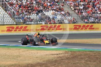 World © Octane Photographic Ltd. Formula 1 – German GP - Qualifying. Aston Martin Red Bull Racing TAG Heuer RB14 – Max Verstappen. Hockenheimring, Baden-Wurttemberg, Germany. Saturday 21st July 2018.