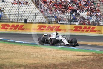 World © Octane Photographic Ltd. Formula 1 – German GP - Qualifying. Williams Martini Racing FW41 – Lance Stroll. Hockenheimring, Baden-Wurttemberg, Germany. Saturday 21st July 2018.