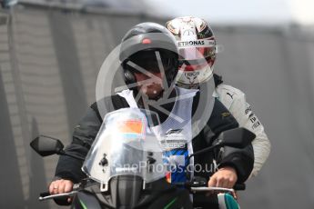 World © Octane Photographic Ltd. Formula 1 – German GP - Qualifying. Mercedes AMG Petronas Motorsport AMG F1 W09 EQ Power+ - Lewis Hamilton. Hockenheimring, Baden-Wurttemberg, Germany. Saturday 21st July 2018.