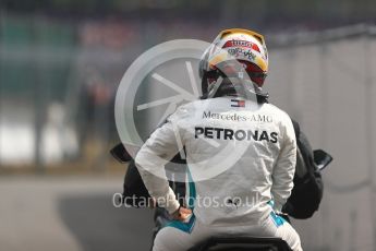World © Octane Photographic Ltd. Formula 1 – German GP - Qualifying. Mercedes AMG Petronas Motorsport AMG F1 W09 EQ Power+ - Lewis Hamilton. Hockenheimring, Baden-Wurttemberg, Germany. Saturday 21st July 2018.