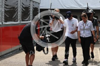 World © Octane Photographic Ltd. Formula 1 – German GP - Qualifying. Mercedes AMG Petronas Motorsport AMG F1 W09 EQ Power+ - Lewis Hamilton. Hockenheimring, Baden-Wurttemberg, Germany. Saturday 21st July 2018.