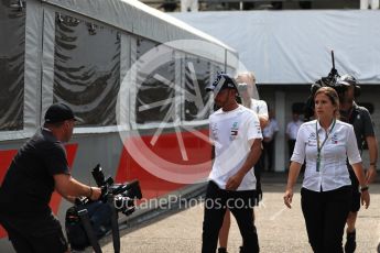 World © Octane Photographic Ltd. Formula 1 – German GP - Qualifying. Mercedes AMG Petronas Motorsport AMG F1 W09 EQ Power+ - Lewis Hamilton. Hockenheimring, Baden-Wurttemberg, Germany. Saturday 21st July 2018.