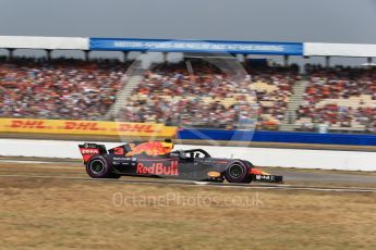 World © Octane Photographic Ltd. Formula 1 – German GP - Qualifying. Aston Martin Red Bull Racing TAG Heuer RB14 – Daniel Ricciardo. Hockenheimring, Baden-Wurttemberg, Germany. Saturday 21st July 2018.