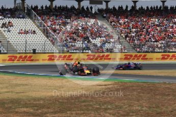 World © Octane Photographic Ltd. Formula 1 – German GP - Qualifying. Aston Martin Red Bull Racing TAG Heuer RB14 – Max Verstappen. Hockenheimring, Baden-Wurttemberg, Germany. Saturday 21st July 2018.