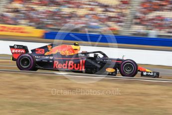 World © Octane Photographic Ltd. Formula 1 – German GP - Qualifying. Aston Martin Red Bull Racing TAG Heuer RB14 – Max Verstappen. Hockenheimring, Baden-Wurttemberg, Germany. Saturday 21st July 2018.