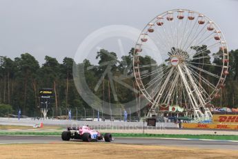 World © Octane Photographic Ltd. Formula 1 – German GP - Qualifying. Sahara Force India VJM11 - Esteban Ocon. Hockenheimring, Baden-Wurttemberg, Germany. Saturday 21st July 2018.