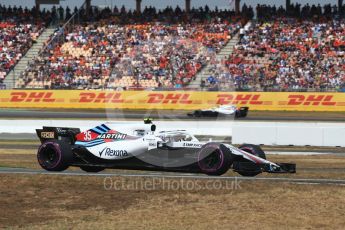World © Octane Photographic Ltd. Formula 1 – German GP - Qualifying. Williams Martini Racing FW41 – Sergey Sirotkin. Hockenheimring, Baden-Wurttemberg, Germany. Saturday 21st July 2018.