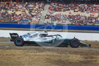 World © Octane Photographic Ltd. Formula 1 – German GP - Qualifying. Mercedes AMG Petronas Motorsport AMG F1 W09 EQ Power+ - Valtteri Bottas. Hockenheimring, Baden-Wurttemberg, Germany. Saturday 21st July 2018.