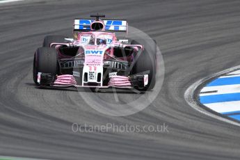 World © Octane Photographic Ltd. Formula 1 – German GP - Race. Sahara Force India VJM11 - Sergio Perez. Hockenheimring, Baden-Wurttemberg, Germany. Sunday 22nd July 2018.