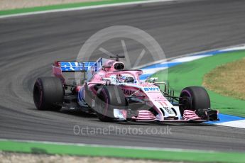 World © Octane Photographic Ltd. Formula 1 – German GP - Race. Sahara Force India VJM11 - Sergio Perez. Hockenheimring, Baden-Wurttemberg, Germany. Sunday 22nd July 2018.