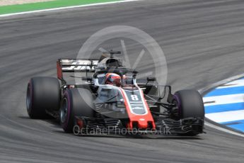 World © Octane Photographic Ltd. Formula 1 – German GP - Race. Haas F1 Team VF-18 – Romain Grosjean. Hockenheimring, Baden-Wurttemberg, Germany. Sunday 22nd July 2018.