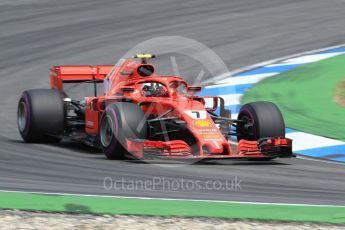 World © Octane Photographic Ltd. Formula 1 – German GP - Race. Scuderia Ferrari SF71-H – Kimi Raikkonen. Hockenheimring, Baden-Wurttemberg, Germany. Sunday 22nd July 2018.