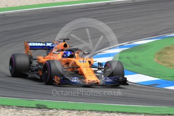World © Octane Photographic Ltd. Formula 1 – German GP - Race. McLaren MCL33 – Fernando Alonso. Hockenheimring, Baden-Wurttemberg, Germany. Sunday 22nd July 2018.