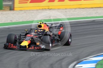 World © Octane Photographic Ltd. Formula 1 – German GP - Race. Aston Martin Red Bull Racing TAG Heuer RB14 – Max Verstappen. Hockenheimring, Baden-Wurttemberg, Germany. Sunday 22nd July 2018.