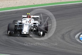 World © Octane Photographic Ltd. Formula 1 – German GP - Race. Alfa Romeo Sauber F1 Team C37 – Charles Leclerc. Hockenheimring, Baden-Wurttemberg, Germany. Sunday 22nd July 2018.