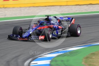 World © Octane Photographic Ltd. Formula 1 – German GP - Race. Scuderia Toro Rosso STR13 – Brendon Hartley. Hockenheimring, Baden-Wurttemberg, Germany. Sunday 22nd July 2018.