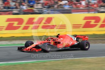 World © Octane Photographic Ltd. Formula 1 – German GP - Race. Scuderia Ferrari SF71-H – Kimi Raikkonen. Hockenheimring, Baden-Wurttemberg, Germany. Sunday 22nd July 2018.