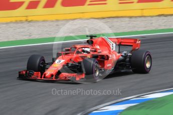 World © Octane Photographic Ltd. Formula 1 – German GP - Race. Scuderia Ferrari SF71-H – Sebastian Vettel. Hockenheimring, Baden-Wurttemberg, Germany. Sunday 22nd July 2018.