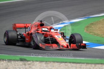 World © Octane Photographic Ltd. Formula 1 – German GP - Race. Scuderia Ferrari SF71-H – Sebastian Vettel. Hockenheimring, Baden-Wurttemberg, Germany. Sunday 22nd July 2018.