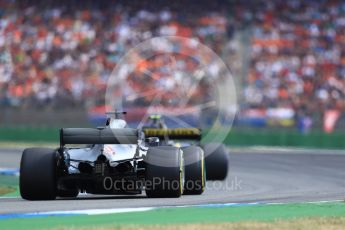World © Octane Photographic Ltd. Formula 1 – German GP - Race. Mercedes AMG Petronas Motorsport AMG F1 W09 EQ Power+ - Lewis Hamilton and Renault Sport F1 Team RS18 – Carlos Sainz. Hockenheimring, Baden-Wurttemberg, Germany. Sunday 22nd July 2018.