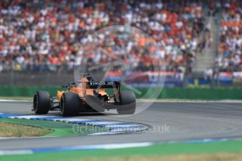 World © Octane Photographic Ltd. Formula 1 – German GP - Race. McLaren MCL33 – Fernando Alonso. Hockenheimring, Baden-Wurttemberg, Germany. Sunday 22nd July 2018.